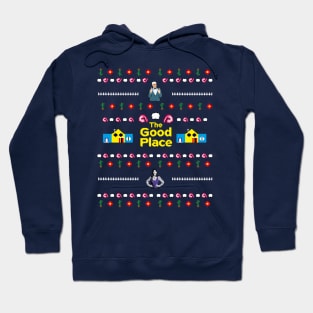 the good place ugly christmas sweater pattern Hoodie